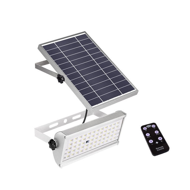 Injueey Lámpara de Control remoto de inducción corporal con Sensor de movimiento de luz de pared Solar, iluminación recargable de aleación Iluminación y accesorios 30W