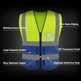 thumbnail image 5 of Chaleco reflectante de alta visibilidad Ropa de trabajo de seguridad Chaleco de seguridad con yeacher Ropa de trabajo de seguridad, 5 of 5