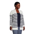thumbnail image 3 of Lands' End Women's Plus Size Open Long Cardigan Sweater, 3 of 3