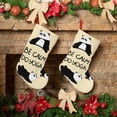 thumbnail image 6 of Salouo Panda Doing Yoga Print Christmas Decorations Stockings 1 Pack 18'' Xmas Stockings Holiday Stocking Personalized Farmhouse Decor for Home Family Party Tree, 6 of 7