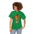 thumbnail image 4 of Christian Religious Jesus The Lion Of Judah Cross T-Shirt, 4 of 12