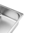 thumbnail image 2 of SEUNMUK 4 Pack 2.5 inch Deep Stainless Steel Steam Pan, 1/2 Size Steam Table Pans, Hotel Pan for Parties, Cafeteria, 2 of 5