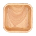 thumbnail image 2 of Rubber Wood Salad Bowl Handcrafted Exquisite Square Bowl for Party Family Gathering, 2 of 8