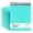 Teal, variant on Baylue Aqua Teal Bubble Mailers 8.5x12, Poly Padded Envelopes #2, 100 Pack