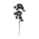 thumbnail image 2 of Decoración de Halloween con hojas de arce artificiales, adornos de ramas, flores espeluznantes, rosas negras falsas para decoración del hogar y, 2 of 8