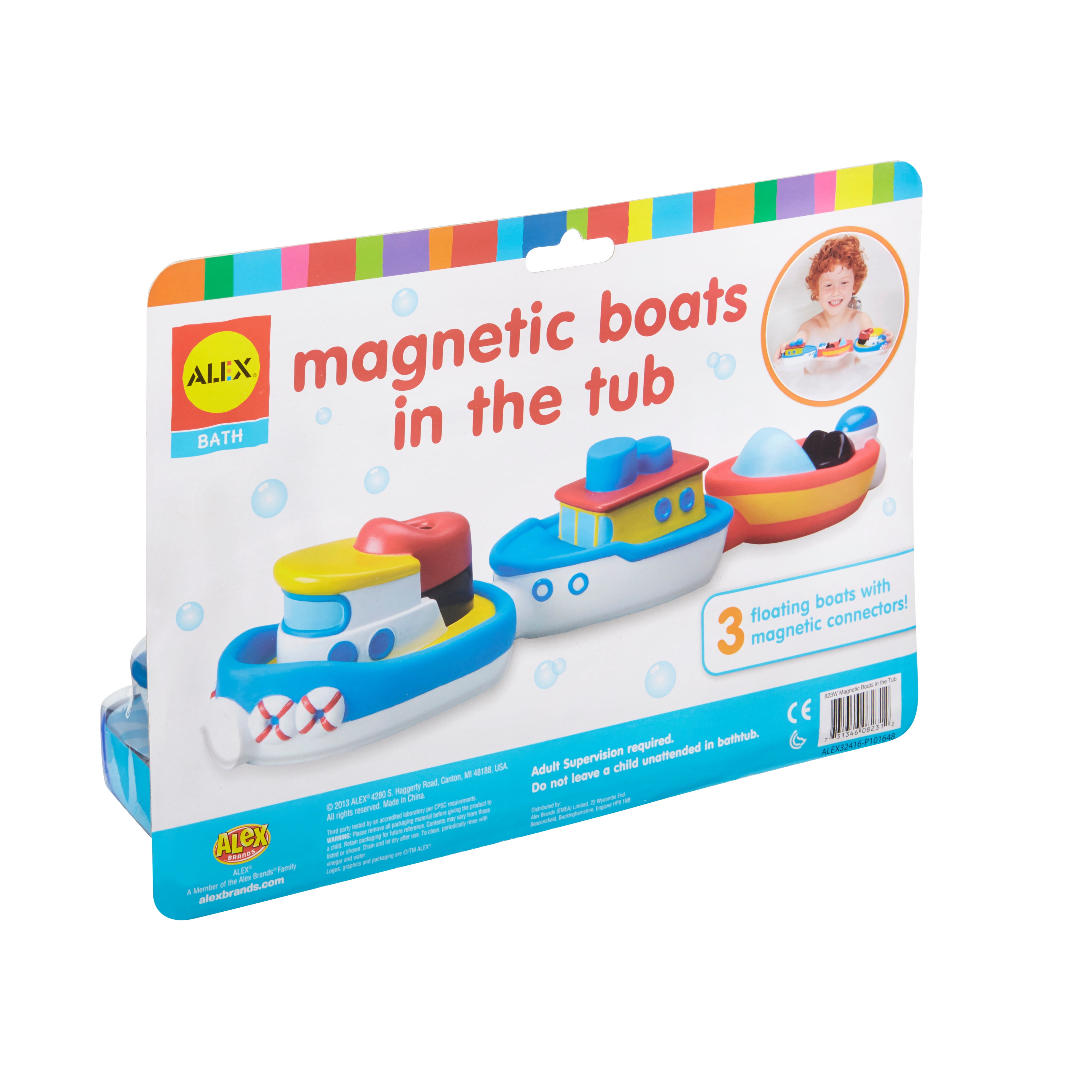 magnetic boats in the tub