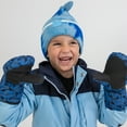 thumbnail image 4 of WinterProof Dino Toque Arctic Blue Tie Dye Knit Beanie, 4 of 6