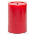 thumbnail image 2 of Richland 4" x 6" Red Pillar Candles Set of 6, 2 of 2