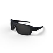 Oakley Men's Size 66 Rectangular Double Edge Sunglasses, Matte Black/Dark Grey