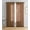 Chocolate Brown, variant on Single (1) Sheer Window Curtain Panel: 55" W X 90" L, Plaid/Check Design, Metal Grommet (Silver