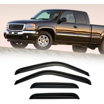 YIUIY For 99-06 Chevy Silverado GMC Sierra Extended Cab Window Visors Rain Sun Guard