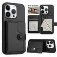 thumbnail image 3 of Magnetic Leather Phone Wallet Case Card Slot Shockproof Flip Back Cover For iPhone 16 15 14 13 12 11 Mini Pro Plus ProMax XR XS XSMax 7Plus 8Plus 7G 8G, 3 of 12