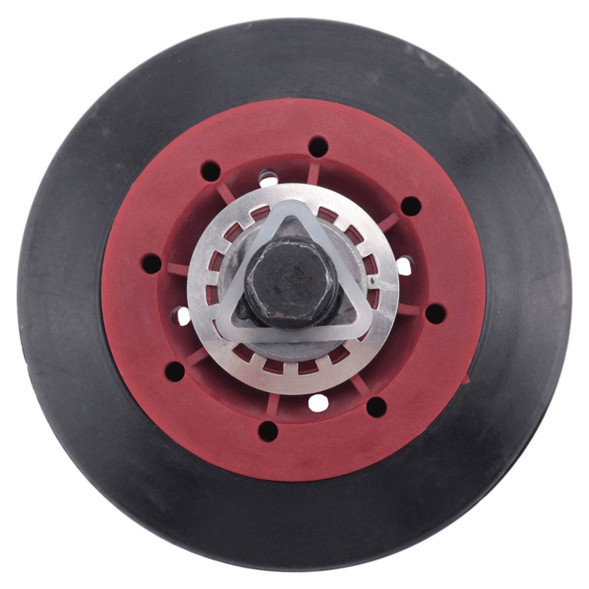 4 Pack of 4581EL2002C Dryer Drum Roller Assembly Fit for , , Replace Part 4581EL3001C, PS8260240,4 x Dryer Drum Support Roller,Red&Black