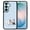 French Bulldog Dog Lying Down Looking Up On Pale Aqua Background, variant on WIRESTER Shockproof Soft Rubber Cover Case for Samsung Galaxy S26 6.3" 2026, Basset Hound Dog Lying Down Looking Up On Light Blue Background