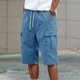 thumbnail image 1 of WILLBEST Pantalones Cortos Cargo para Hombre, Pantalones Cortos Cargo para Hombre, Pantalones de Trabajo para Exteriores con Múltiples Bolsillos, Casuales, Cómodos, Ligeros y Transpirables de Verano., 1 of 8