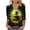 #281-Green, variant on TaTaai Women's Celtic Holiday Blouse V-Neck 3/4 Sleeve Loose Fit Printed T-Shirt St. Patrick's Day Theme Casual Spring Top Gift