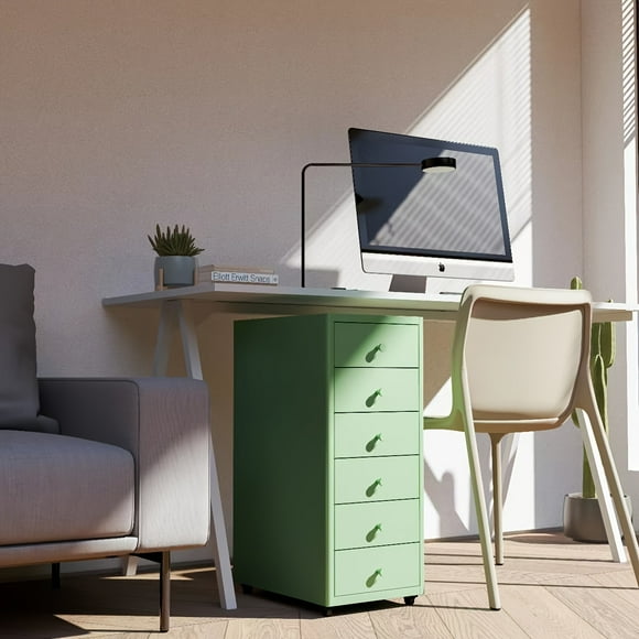 1pc Metal Office Cabinet, Six-layer File Cabinet, Information Cabinet Financial
