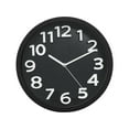 Victory Light 13 in. Wall Clock with Raised Numerals & Silent Sweep