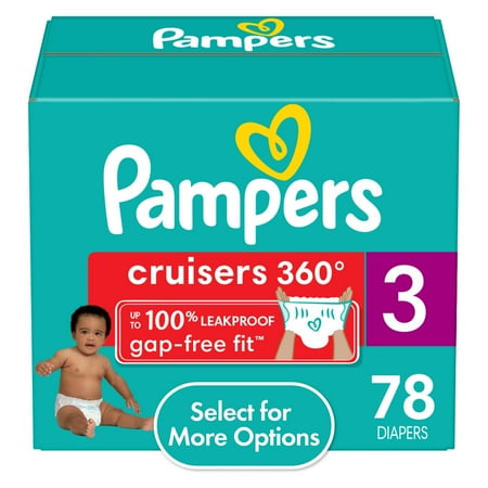 UPC: 0037000714835 | Pampers Cruisers 360 Diapers Size 3 78 Count (Select for More Options)