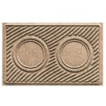 thumbnail image 1 of AquaShield Dog Bowl Wave Pet Feeder Mat, Camel, 18" x 27", 1 of 1