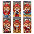 thumbnail image 1 of CSChome Enveloppe Rouge Chinoise Enveloppes Rouges Design Mignon de Dessin Animé Porte-Argent Festif 6 Pcs, 1 of 7