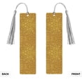 thumbnail image 2 of Kdxio Gold Glitter Print Metal Tassel Bookmarks,Perfect Gift for Art Lovers and Bookworms Metal Bookmarks for Women, 2 of 8