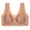 Coffee, variant on Front Closure Bras for Women, No Underwire Seamless Bra for Old Women, Comfort Cotton Solid Lace Push Up Bra Breathable Bras (Coffee, Medium)