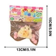 thumbnail image 2 of Lindo hámster mascota que se aprieta con peluche para estudiantes, niños y niñas, descompresión, gel de sílice suave, garras de gatito, antimisiles lentos, adornos decorativos en liquidación, 2 of 4