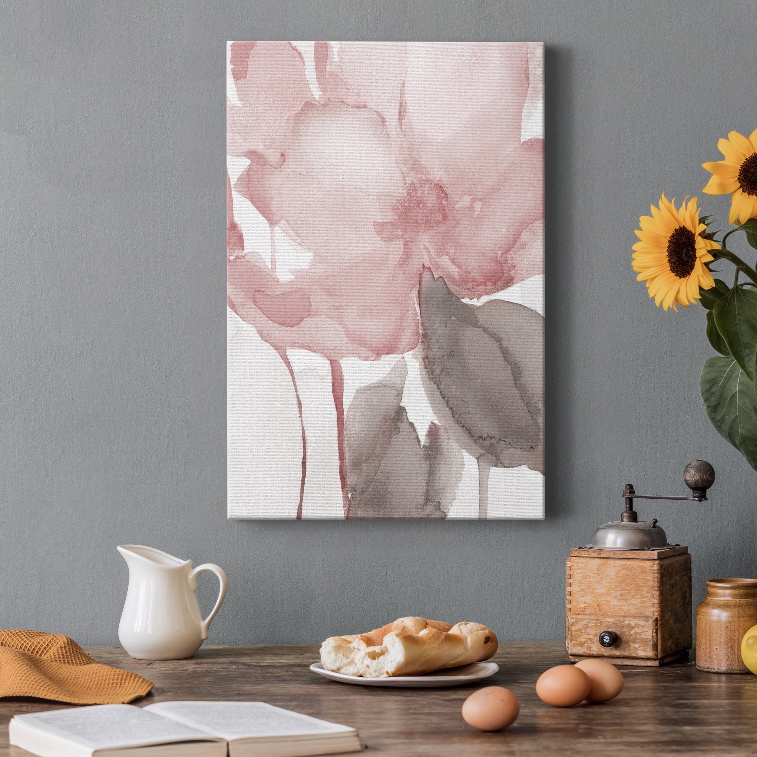 Blush Bloom II Premium Gallery Wrapped Canvas - Ready to Hang - 18 x 27