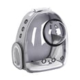 thumbnail image 2 of Mochila para mascotas, bolso transpirable Cápsula transparente Bolsa de transporte para perros y gatos Bolsa de burbujas Bolsa de viaje para , GRIS 16.54x12.20x11.02 pulgadas, 2 of 9