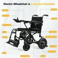 thumbnail image 6 of GOKEEP Electric Wheelchairs for Adults Foldable Lightweight, All Terrain Motorized Wheelchair with 240Wh Removable battery, 360° Joystick, Black, 6 of 9
