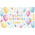 thumbnail image 2 of Colorful Birthday Banner Happy Children Background Decorative Birthday Party for Kids Celebration Event Decoration, 2 of 8