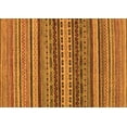 thumbnail image 1 of Ahgly Company Indoor Rectangle Oriental Orange Modern Area Rugs, 2' x 3', 1 of 4