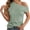Green, variant on Womens Off One Shoulder Tops Summer Ribbed Knit Tank Tops Trendy Casual Loose Fit Sleeveless Tee Shirts