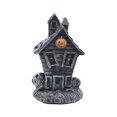 thumbnail image 1 of SUNSIOM Halloween Résine Maison Hantée Lumière Étrange Atmosphère Ornement, 1 of 7