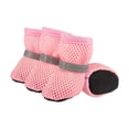 thumbnail image 6 of 4PCS Dog Shoes Outdoor Dog Foot Protectors AntiSlip Pet Hot Weather Shoes Running Shoes Reflective Small Dog Mesh Shoes, 6 of 9