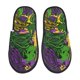 thumbnail image 1 of Fotbe Mardi Gras7 Pantuflas Peludas para Mujer con Estampado, Zapatillas de Peluche, Zapatos de Invierno para Casa, Uso Interior y Exterior-Large, 1 of 8