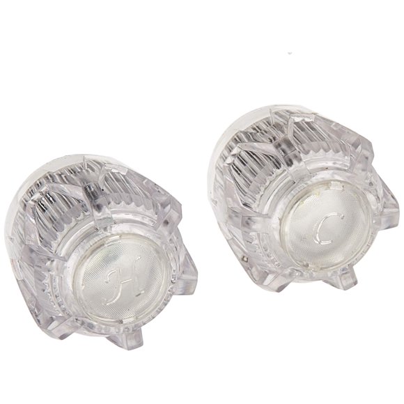 Maneta de grifo United Abrasives P045C de plástico transparente