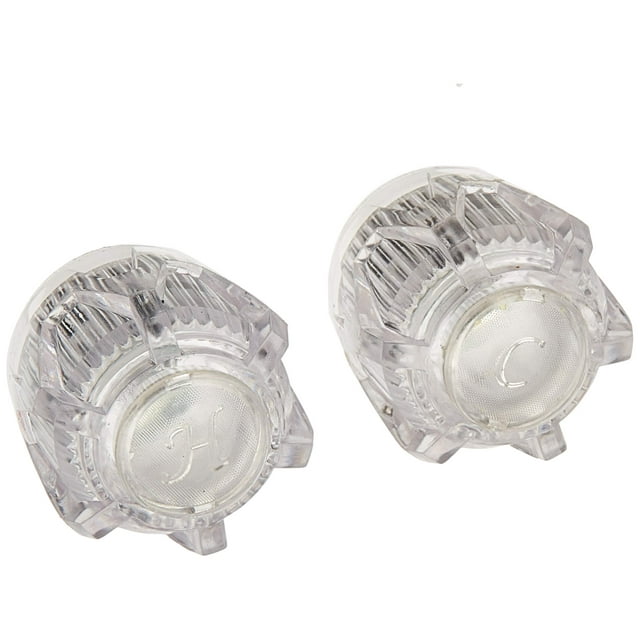 Maneta de grifo United Abrasives P045C de plástico transparente