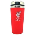 thumbnail image 1 of Liverpool Executive Travel Mug, Aluminum, Club Crest Printed in Silver, 1 of 4