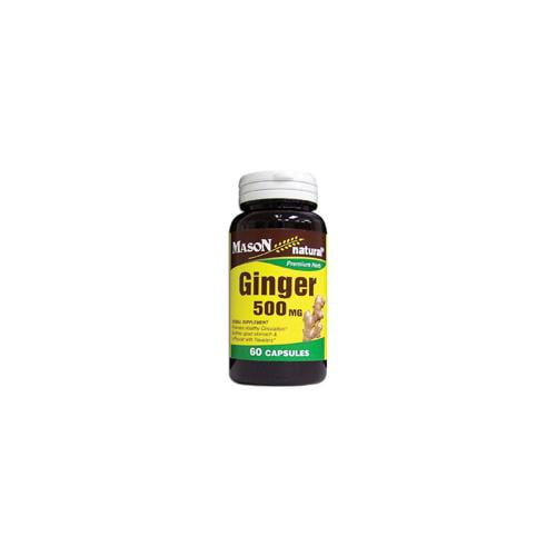 Mason Vitamins Natural Ginger Tablets, 60 Count