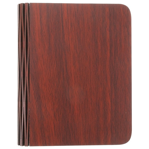 FRCOLOR MLINS Book Lamp with Folding Light Shell Wood Cover DIY Making Light Accessory 1 Set Hard Shell Book Light