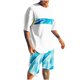 thumbnail image 1 of Mangas de Mano para Hombres, Impresión Hawaiana Suelta Casual, Pantalones Cortos Deportivos de Cintura Elástica Y Set de Blusa, 1 of 5