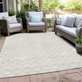 thumbnail image 6 of Addison Rugs Chantille Indoor/Outdoor Transitional Geometric Ivory Washable Rectangle Rug, 10' x 14', 6 of 6