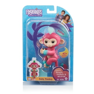 WOWEE Fingerlings Glitter Singe Blanc Intéractif pas cher 