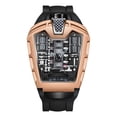 thumbnail image 1 of Reloj de cuarzo genérico deportivo para hombre, 45 mm, resistente al agua, silicona, 1 of 4