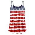 thumbnail image 5 of Yievot 4Th Of July Woman Oversized Tank Tops Fashion Sleeveless Round Neck Leisure 2024 Summer Tops Flowy Womens Camisole Shirts Clothes On Clearance Red XXXXL, 5 of 5