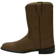 thumbnail image 3 of Justin Boots Mens Temple Round Toe Cowboy  Mid Calf Boots, 3 of 5