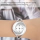 thumbnail image 5 of Reloj analógico, Geekthink Reloj analógico de cuarzo con diamantes de imitación, reloj redondo impulsado por el rendimiento, 5 of 8