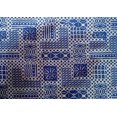thumbnail image 4 of oneOone Cotton Silk Blue Fabric Geometric African Craft Projects Decor Fabric Printed By The Yard 42 Inch Wide, 4 of 4